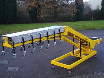 Expanding Vehicle Loader Conveyor